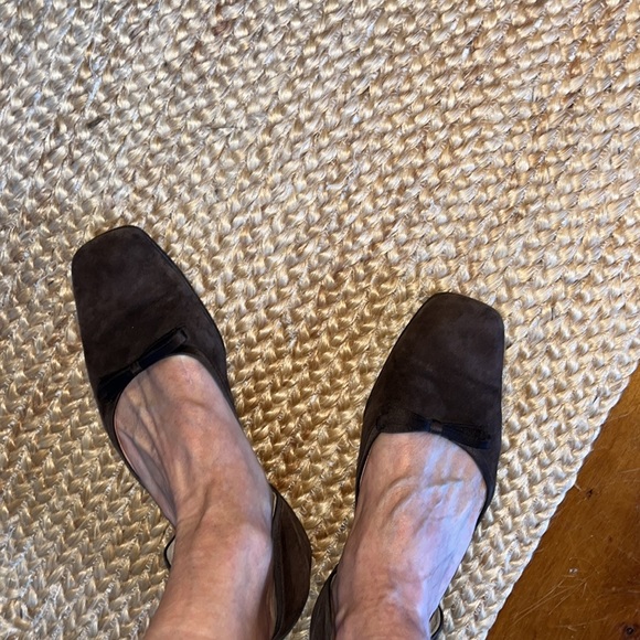 Prada brown suede D’Orsay flats c. 2000 - Picture 8 of 8